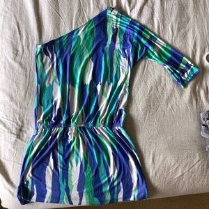 Tori Richard One Shoulder Dress